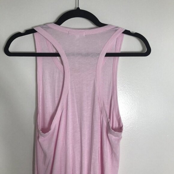 Sundry Women’s Pink Ruched RacerBack Tank Dress size 2 New With Tags - Picture 4 of 12